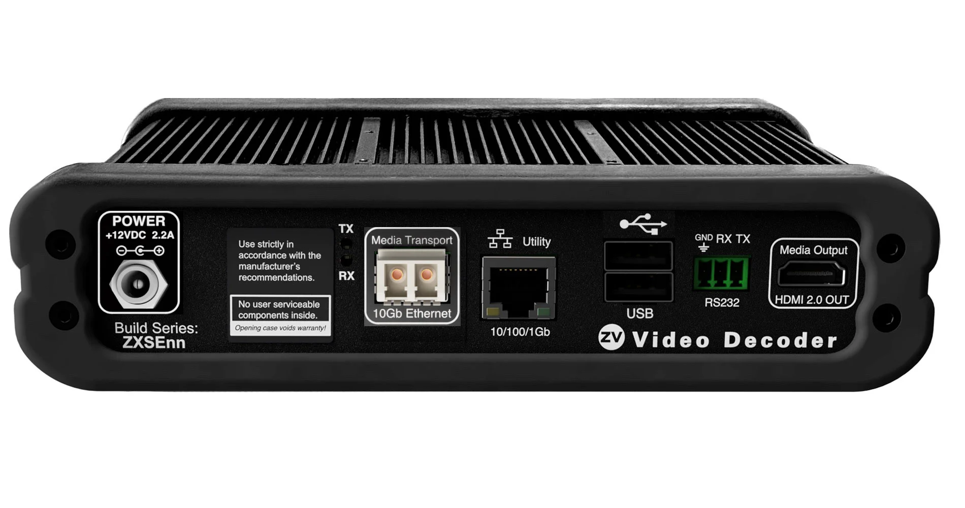 Z4KF2XS-D – ZyPer4K−XSE Fiber Decoder