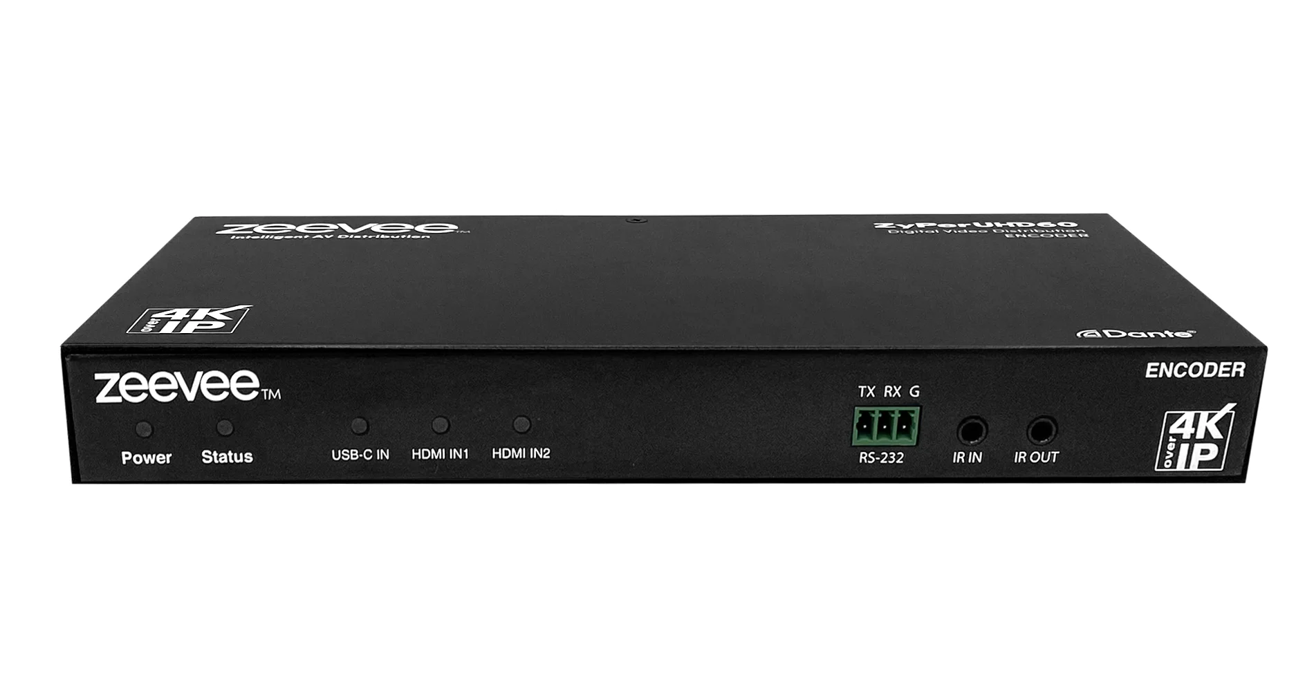 ZUHD60-2EA – ZUHD60 Encoder, 3x1 Switching Input, Dual LAN with Dante