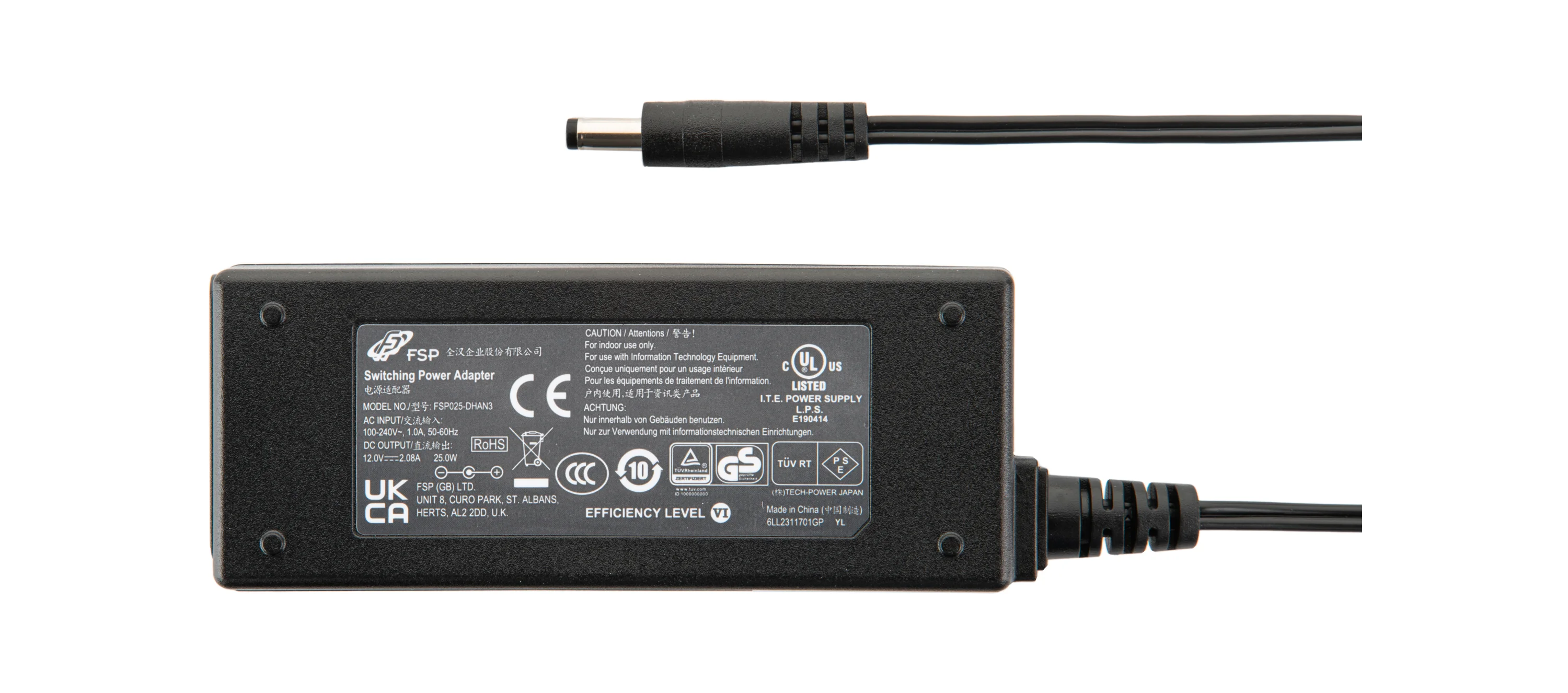 PS-1202-4 – 12V DC/2A Power Supply