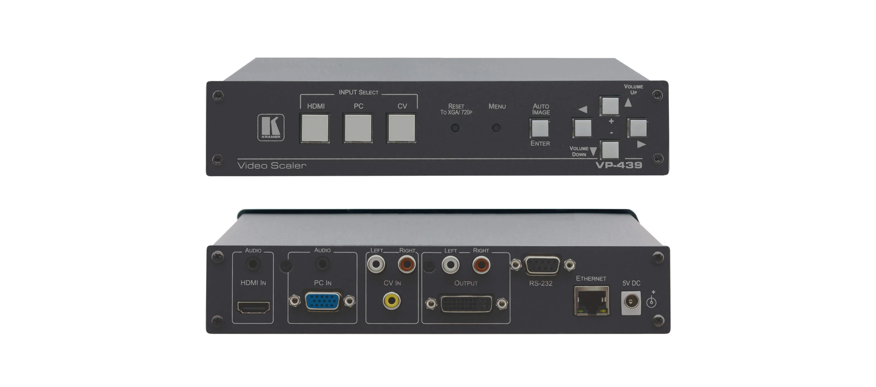 VP-439 – ProScale™ Umschalter und Scaler für HDMI, PC und CV in HDMI
