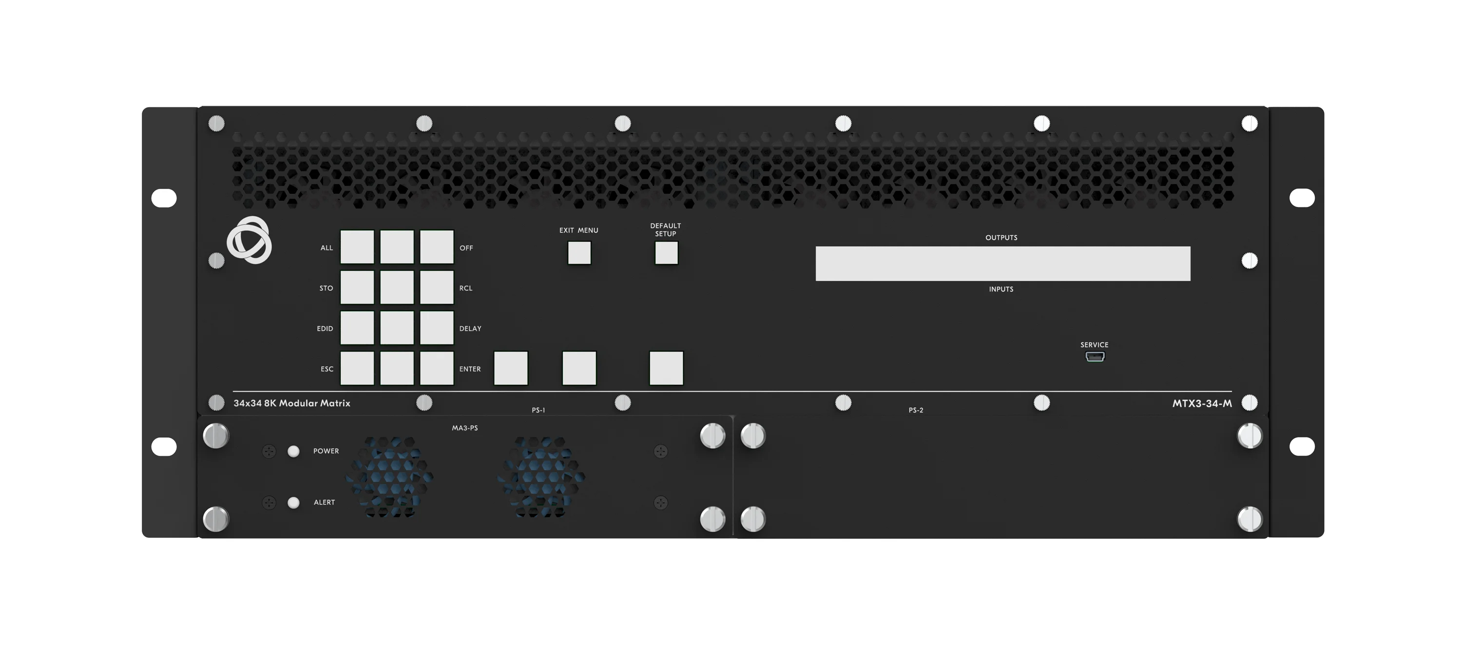 MTX3-34-M – 34:34 8K flexible modulare Matrix