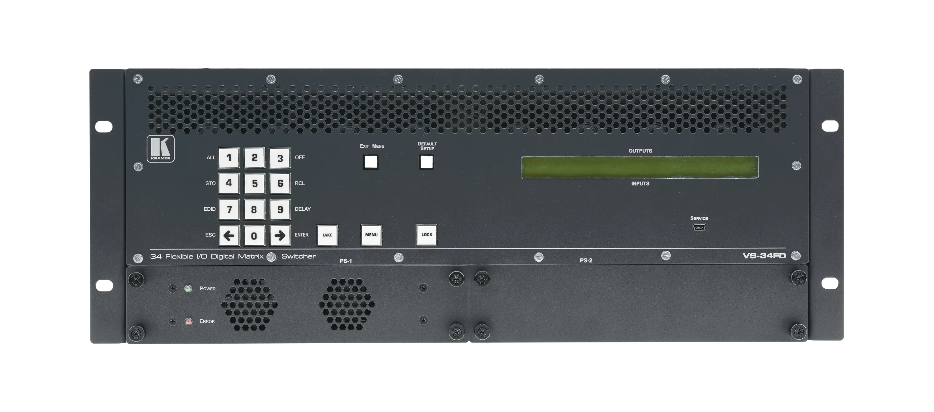 VS-34FD – 8K-fähiger 34-Port digitaler Multi-Format Matrix-Umschalter mit frei definierbaren Ein- und Ausgängen