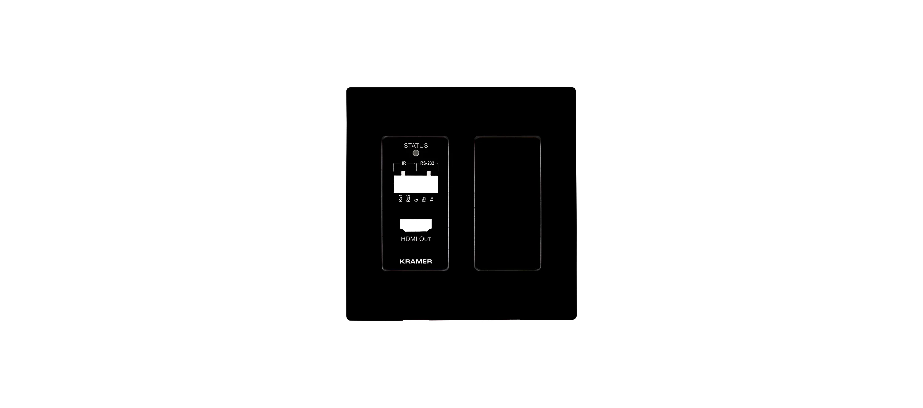 WP-789R US PANEL SET – Black Frame and Faceplate Set for WP−789R Wall Plate