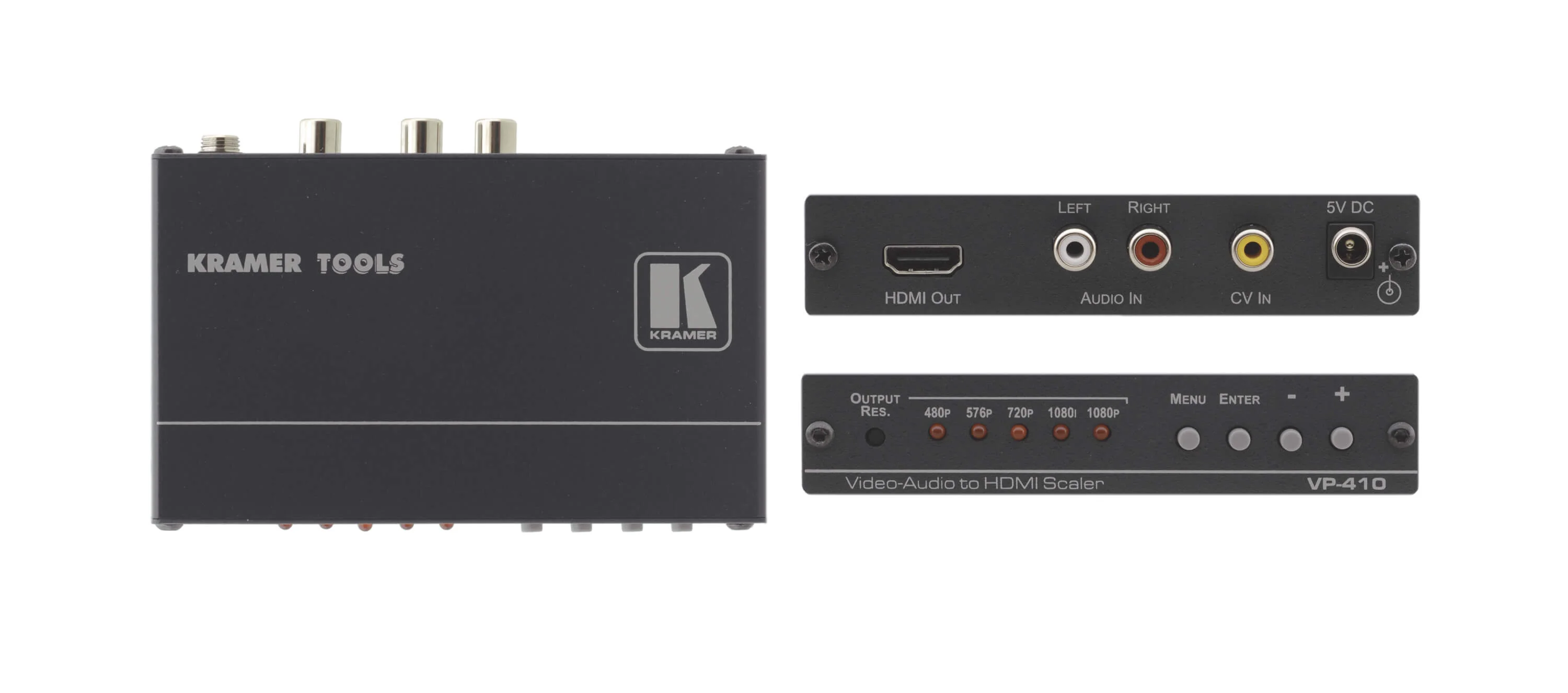 VP-410 – Composite-Video und Stereo-Audio Scaler und Wandler in HDMI