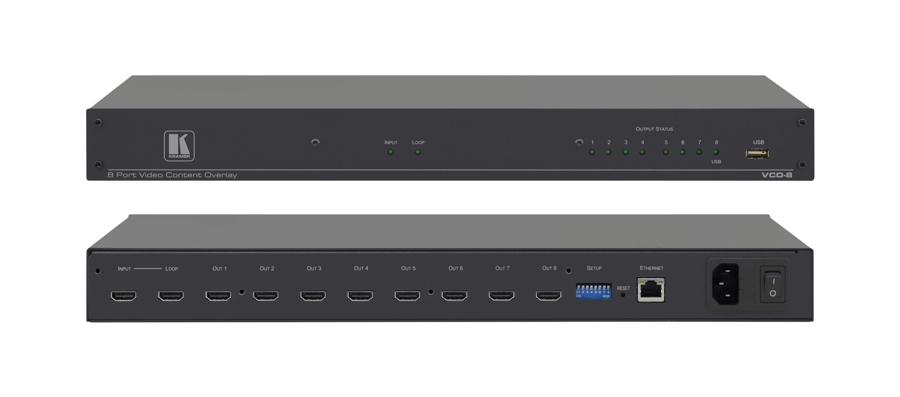 VCO-8 – 8-Port HDMI Video Content Overlay-Lösung