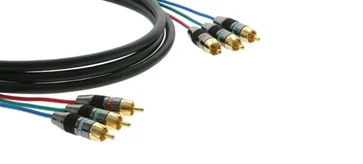 C-R3VM/R3VM-10 – 3x Cinch Mini Coax-Kabel (28 AWG) für Komponenten Video - 3 m