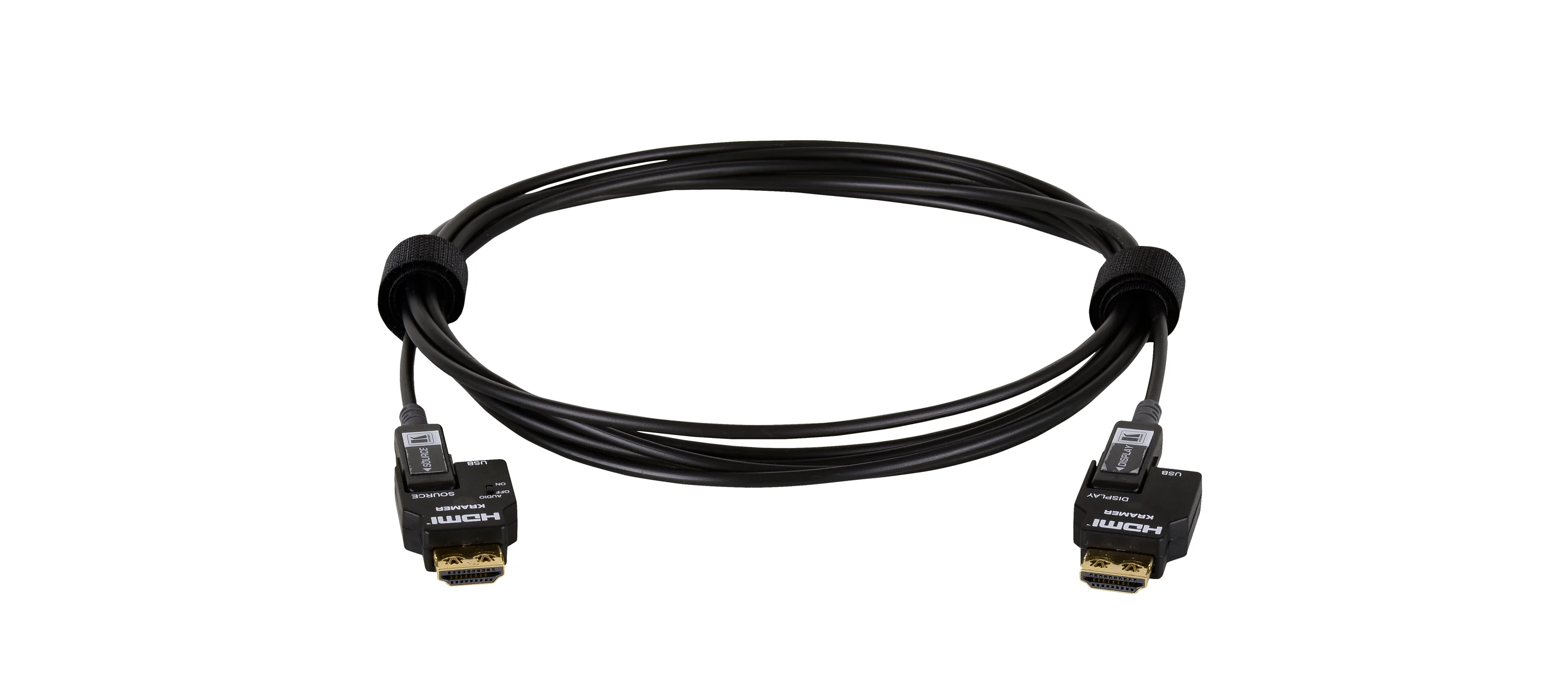 CRS-FIBERH-S1-131 – Secured Unidirectional 1080p Pluggable HDMI Cable over Pure Fiber Cable