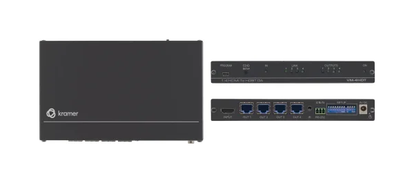 VM-4HDT – 1:4 4K 60 UHD Verteilverstärker für HDMI auf HDBaseT