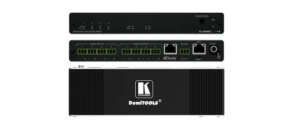 FC-404NETxl – 4x4 Dante-Interface mit Mischfunktion