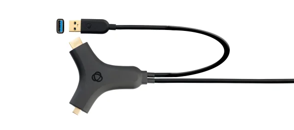 C-CU32/UC+H – Active Multi–Format Input (M) to USB C Output (M) Adapter Cable