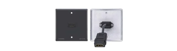 WP-H1M(WP-HDMI1M)/US(G) – Passive Wall Plate - HDMI for US - Gray