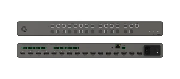 MTX3-88-HSA – 8x8 4K60 4:4:4 HDMI+Audio Scaler Based Matrix/Switcher