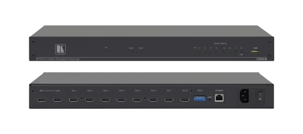 VCO-8 – 8-Port HDMI Video Content Overlay-Lösung