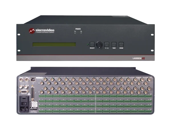 3232HDS-XL – 32x32 HD−SDI (1.5G) & Analog Balanced Stereo Audio Matrix Switcher
