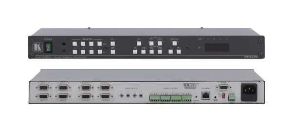 VP-4x4K – 4x4 Matrixschalter für VGA/UXGA mit symmetrischem Stereoton